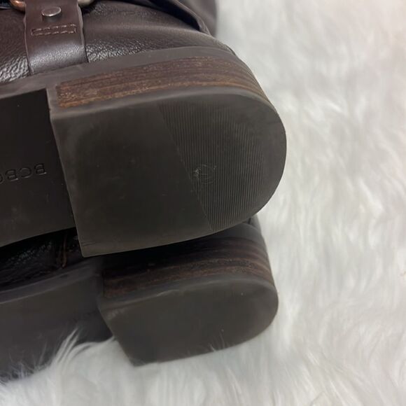 BCBGeneration brown leather harness equestrian boots, size 7, BIN 14 - Picture 9 of 11